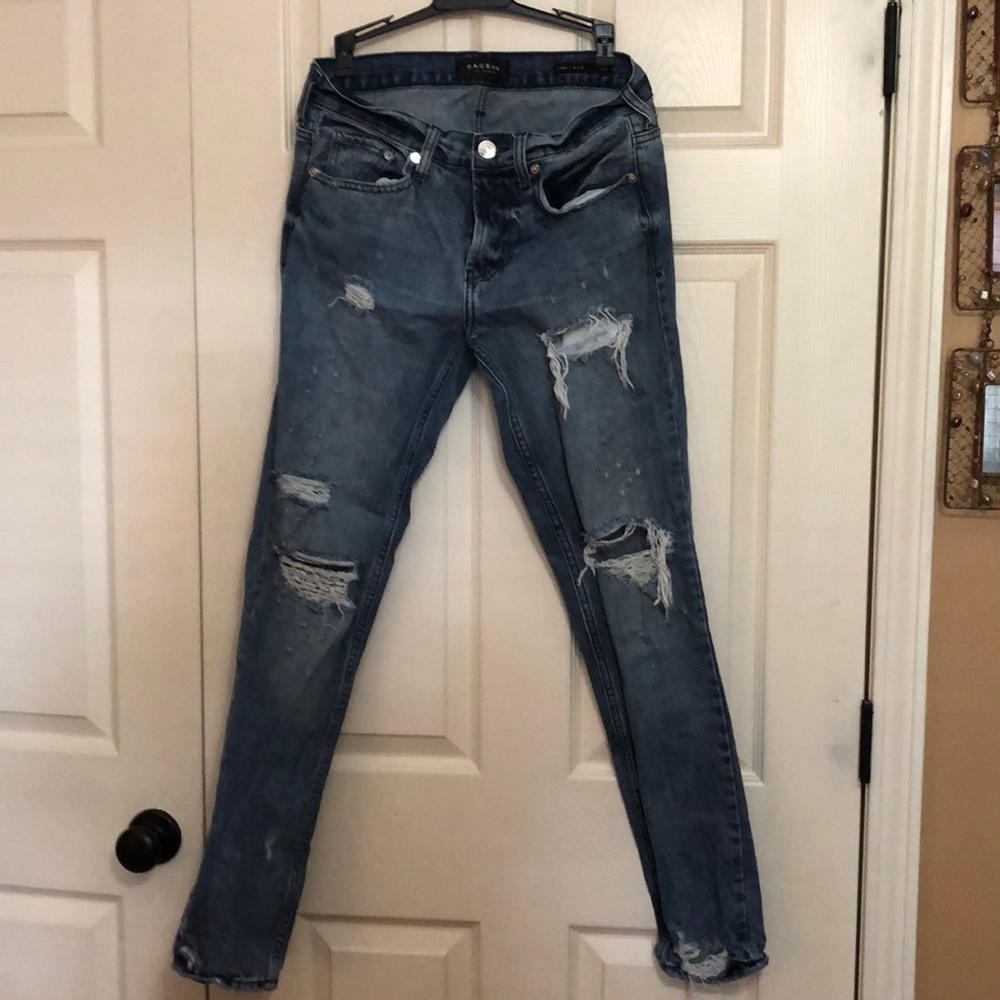 Faded ripped up jeans by pacsun
